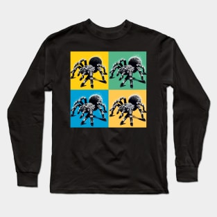 Pop Costa Rican Zebra Tarantula - Cool Spider Long Sleeve T-Shirt